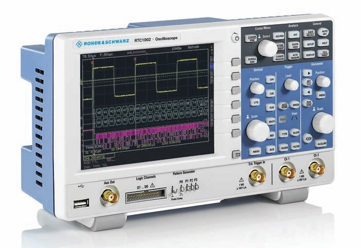 Společnost Rohde & Schwarz představuje kompaktní osciloskop R&S®RTC1000
